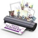 Office Presentation Laminator Machine 11x17 with Laminating Sheet A3/A4/A5, 3/5 Mil Thermal Cold Laminating Machine 13 inch Wide, 60s Warm-Up Office Presentation Laminator Machine (Gray)
