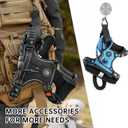 NESTROAD No Pull Dog Harness,Adjustable Oxford Dog Vest Harness with Leash,Reflective No-Choke Pet Harness with Easy Control Soft Handle for Small Dogs(X-Small,Blue)