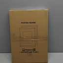 11x17 Frame Set of 2, Rustic Grey Wood Style - Display 11 x 17 Poster without Mat or 8x12 Picture with Mat, Wall Mounting Horizontal and Vertical (Natural Oak)