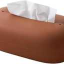 Tissue Box Silicone Tissue Box Creative Napkin Organizer Decorative Covers Room Decor Holder(Brown)