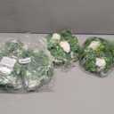 Dolicer 4Pcs 26Ft Artificial Eucalyptus Garlands with Flowers - 8 Roses, Faux Floral Greenery Garlands Fake Flowers Vines for Wedding Table Centerpieces Arch Party Ceremony Backdrop Decor (White)