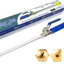 Hydroblast Power Nozzle, Hydroblast Power Nozzle Pressure Washer, 2-in-1 High Pressure Jet Nozzle Power Washer with 2 Different Nozzles and Hose Quick Connectors, for Garden Cleaning (Blue)