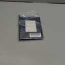 Small 4x6 Photo Album 24 Pockets Linen Cover with Front Window Portable Mini Picture Book for Travel Wedding Memories Organizer Gray Blue