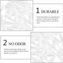 Milisten Floral Stem Water Tubes 50 Pcs Clear Plastic Flower Vials with Pointed Tips for Fresh and Artificial Flowers Arrangements Craft Supplies