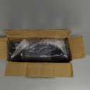 Heated Floor Mat Under Desk for Foot Warmer - Wider 110V Adjustable Temperature Electric Space Heaters Heating Pad - Carbon Crystal & Energy Saving Feet Warmers for Office,Home (Black Gray)