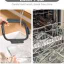 2-Pack Glass Food Storage Containers with Tempered Lids (630ml/2.7cup) - Airtight Snap Lock, Microwave & Oven Safe (-4~ 950F), Freezer to Baking Dish, BPA-Free, Gift Box (Gray)