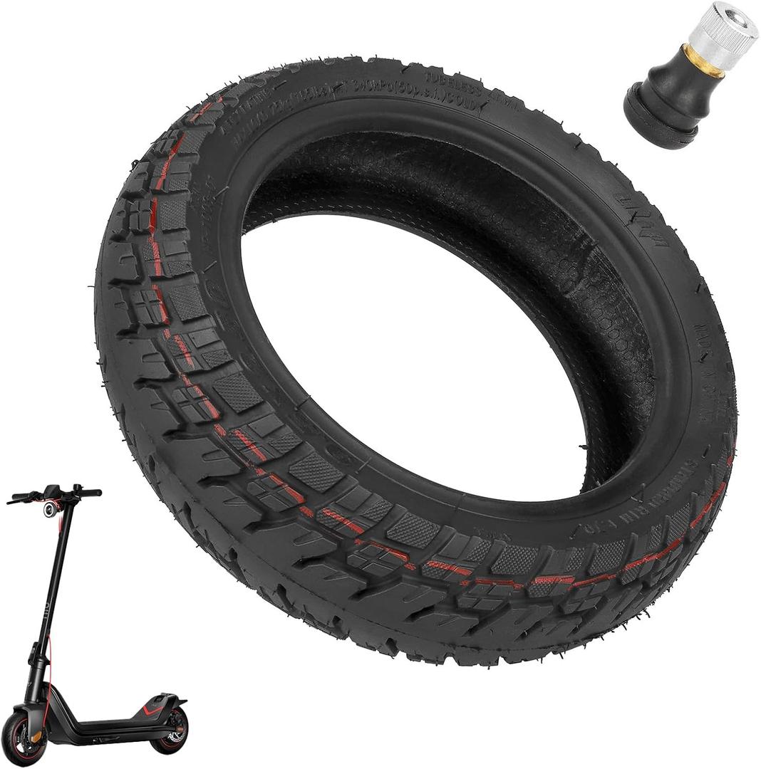 MIMIRACLE 9.5 x 2.50 Off-Road Tubeless Tire for Niu KQI3 Electric Scooters - Durable, Anti-Skid, Easy to Install