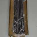 2 Pack Bronze Curtain Rods for Windows 30 to 45 Inches with Brackets, Decorative 5/8 Inch Diameter Single Window Curtain Rod Set for Room Divider, Bedroom, Living room, Kitchen, Bathroom