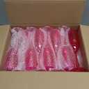 XUWAIDSGN Champagne Flute Acrylic Champagne Glasses Wedding Toasting Champagne Flute Goblet Plastic Reusable Unbreakable Champagne Cups for Bachelorette Wedding Bridal Shower Party (Hot Pink, 24)