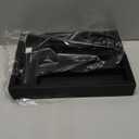 Expandable Bamboo Kitchen Drawer Organizer for Cutlery and Utensils, Adjustable Bamboo Wood Cutlery Tray in Drawer for Flatware and Silverware in Kitchen, (Black) (7 Slots Expandable)