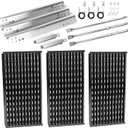 Grill Parts for Char-Broil Tru-Infrared Grill Parts 463370719 Fits Char-Broil Performance Tru-Infrared 3 Burner Grills Grates for 463371719 463371116 463371316 463371716 Grates Burner Heat Plates