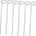 Happyyami 6pcs Plant Support Racks Spiral Plant Holders for Outside Rustic Iron Scaffold for Garden Decor