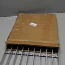 Galvanized Steel Drain Grate, 12 * 12in Outdoor Drain Cover,Heavy Duty B125 Class Channel Grate,Rust-Proof Metal Sewer Grate,Silver Square Drainage Grate for Garage,Sewer,Dowmspout,Driveway,Yard.