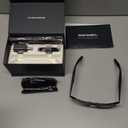 Eddie Bauer Smart Glasses for Men Bluetooth Smart Glasses with UV400 Polarized Lenses, Open Ear Speakers & Microphone, Explorer XXL