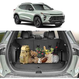 Karltys Envelope Style Cargo Net for Chevy Trax 2024 2025 2026, Elastic Heavy Duty Rear Trunk Mesh Cargo Netting Storage Organizer for 2025 Chevrolet Trax Accessories