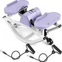 Rock Fitness Stepper, Portable Step Rocker Side to Side at Home, Aerobic Workout Machine Fitness Equipment Suitable for Apartment and Dormitory (Purple)
