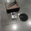 All in One Vinyl Record Player,Bluetooth Turntable Built in 4 Stereo Speakers Phono Preamp,High Fidelity Turntables for Vinyl Records with Magnetic Cartridge AT-3600L,2-Speed,33/45RPM,USB PC Recording (Black Walnut Wood)