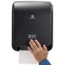 Pacific Blue Ultra 8" High-Capacity Automated Touchless Paper Towel Dispenser by GP PRO (Georgia-Pacific); Black; 59590; 12.9" W x 9" D x 16" H; 1 Dispenser