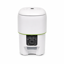 Automatic Cat Feeder with Camera - 5G WiFi Auto Cat Food Dispenser, 1080P HD Video with Night Vision, 1-15 Meals, 1-99 Portions, 2-Way Audio, Keeps Food Fresh, Timed Pet Feeder Also for Dogs (White)