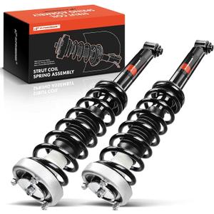 A-Premium Rear Complete Struts Compatible with BMW 525i 2004-2007, 528i 2008-2010, 530i 2004-2007, 535i 2008-2010 - 2x Replacement Suspension Shock Absorber with Coil Spring Assembly