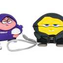 [2 Pack] Cute Case for AirPods Pro Cover Skin 2019, 3D Cartoon Shockproof Accessories Set for Airpod Pro 1st Generation, Spongebob Earphone Charging Case