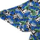 Poetsky Summer Womens Tunic Tops for Leggings with Pockets Short Sleeve Casual Long T Shirts S-3XL (Blue, M)