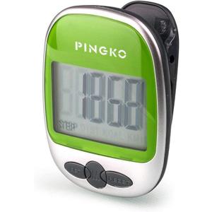 PINGKO Outdoor Multi-Function Portable Sport Pedometer Step/Distance/Calories/Counter (Green)