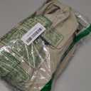 GORGLITTER Women's Cropped Trench Coat Lapel Button Down Long Sleeve Casual Jacket Outwear Fall Outfits 2025 Apricot Petite XS