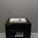 Digital Safe - Electronic Steel Safe with Keypad and Manual Override Keys - Protect Money, Jewelry, Passports - For Home, Business by Stalwart (Black), 12.2" (L) x 7.9" (W) x 7.9" (H)