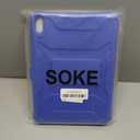 Soke Case for iPad (A16) 11th Generation 11-inch 2025, iPad 10th Generation 10.9-inch 2022, with Built-in Screen Protector and Kickstand, Rugged Full Body Protective Cover - Abyss Blue