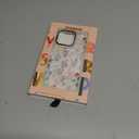 Wildflower Phone Case for iPhone 16 Pro Cute Trendy Aesthetic Floral Design for Women & Girls - Military-Grade Drop Protection - Clear Hard Shell Protective Cover - Red Blue Wildflowers