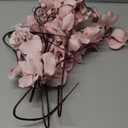 Uznaeoi 6PCS Pink Orchids Artificial Flowers 30.3’’ Silk Phalaenopsis Flowers Faux Orchid with Stems for Vase Table Centerpiece Home Wedding Party Garden Decoration(Pink)