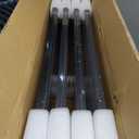 18x24 inch Metal Poster Frame - 18 x 24 Thin Aluminum Picture Frames Matted for 16x20 Photos, Artworks, Prints, Puzzle - High Definition Plexiglass - Vertical and Horizontal Display - Wall Hook Hanging Hardware Included - Black, Set of 4