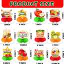 Sukkot Decorations Honeycomb Centerpieces,12pcs Sukkah Decorations Happy Sukkot Table Decoration for Jewish Holiday Festival Supplies