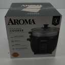 Aroma Housewares ARC-363-1NGB 3 Uncooked/6 Cups Cooked Rice Cooker, Steamer, Multicooker, 2-6 cups, Black