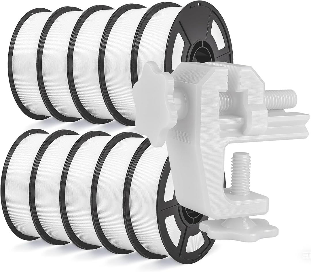 3D Printer Filament Petg White 10kg 30-300mm/s for Bambu Lab AMS,AMSLite