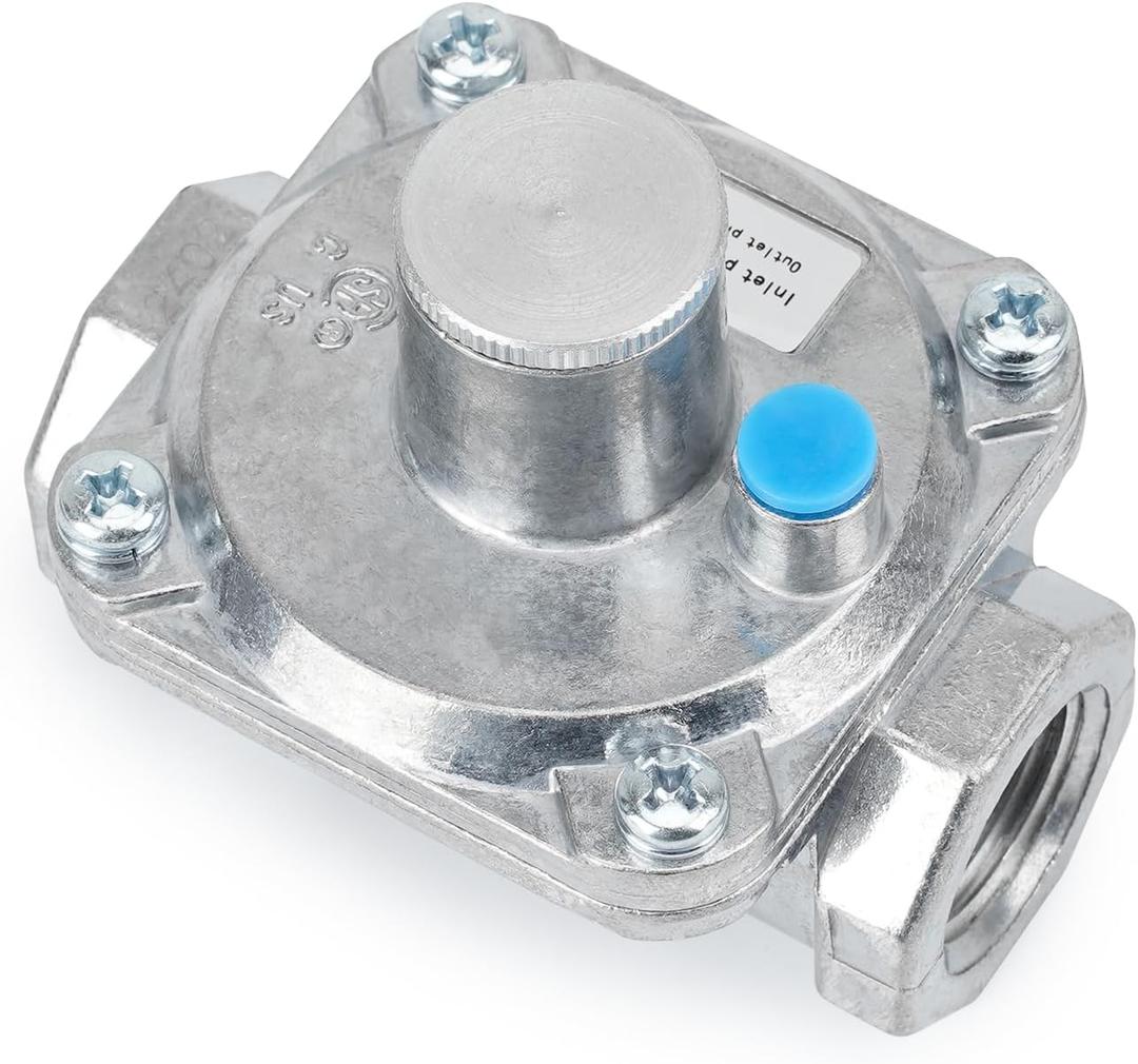 Stanbroil 1/2'' Gas Pressure Regulator for Liquefied Propane and Natural Gas, NG 5" WC Out/LPG 10" WC Out