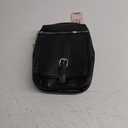 Sling Bag Crossbody Backpack - 2 in 1 Leather Cross Body Bag Fanny Pack with 2 Removable Straps (Big Black)