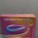 LED Neon Rope Strip Light, 16.5FT RGB+IC Waterproof Flexible Led Strip Lights, APP Remote Control, Music Sync, 44 Scene Modes, For Bedroom, Gaming Room, Christmas, Party, Holiday Wall Decoration