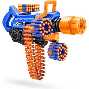 XSHOT Insanity Smoking Barrel Blaster with 72 Air Pocket Technology Darts by ZURU, Dart Blaster with Smoking Mechanism Outdoor Toy for Boys and Girls, Teens and Adults Aged 8+
