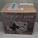 Espresso Machine 20 Bar, Milk Frother Steam Wand, 60oz (1.8 Liters) Water Tank, 1350W for Home Barista Espresso Latte Macchiato and Cappuccino Maker (Silver.)