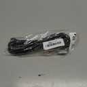 TV Power Cord Compatible with Samsung TV, Ancable 12-Feet 90 Degree Angled 18AWG 2-Prong to L-Shaped C7 Power Cord Compatible with Samsung Philips Toshiba LG Sony Sharp Panasonic Vizio LED T V Sky Box