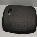 Anti Fatigue Kitchen Floor Mat Comfort Standing Mat, Portable Office Standing Desk Mat, Multi-Purpose Kitchen Rug, Built-in Handle with Massage Points Comfort Floor Mat (Black, 17" x 22")