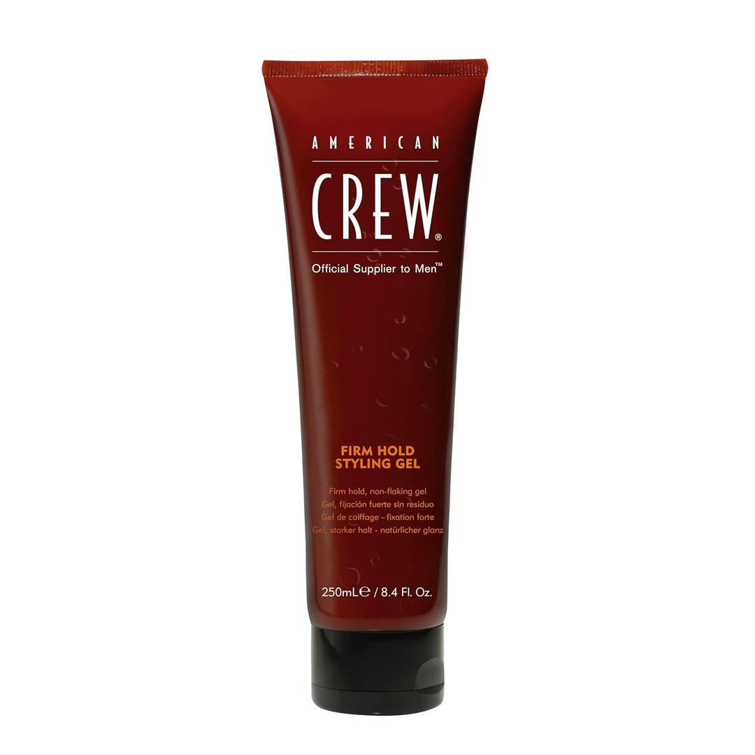 American Crew Men's Hair Styling Gel, Firm Hold, Non-Flaking, 8.4 fl oz American Crew Men's Hair Styling Gel, Firm Hold, Non-Flaking, 8.4 fl oz