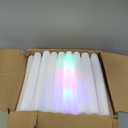 Foam Glow Sticks Bulk 100 Pack,3 Modes Flashing LED Light Sticks Glow in The Dark Party Supplies Light Up Toys for Parties Wedding Birthday Concert Christmas Halloween
