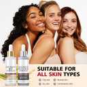 2PCS Rice Exfoliating Ampoule Set  Black & White Rice Brightening Duo for Glowing Skin | Gentle Peel + Pore Minimizing & Deep Hydration