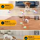 Xeuch Smart Interactive Dog Toys, Automatic Moving and Rolling Dogs Ball with Rope, Motion-Activated Squeaky Ball for Small Medium Dogs for Boredom, RGB Lights, Stimulating Sound, Voice Recording