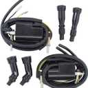 MOTOKU Pack of 2 12V Ignition Coil for Suzuki GSXR 750 GSXR 600 GS1100 GS750 Bandit 1200 for Kawasaki Zephyr ZR550B ZZR1200 ZZR600 ZRX1100 Z1000
