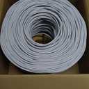 | Heavy-Duty CAT6 Ethernet Cable 1000ft | UTP, 23AWG, 550MHz | Stable & Remarkable Performance (White)