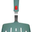Silicone Spatula Turner, Heat Resistant Pancake Spatulas for Nonstick Cookware Pan, Wide Slotted Omelette Egg Spatula Fish Spatula Cooking Spatula for Kitchen Use Thin Flexible Spatula Dishwasher Safe
